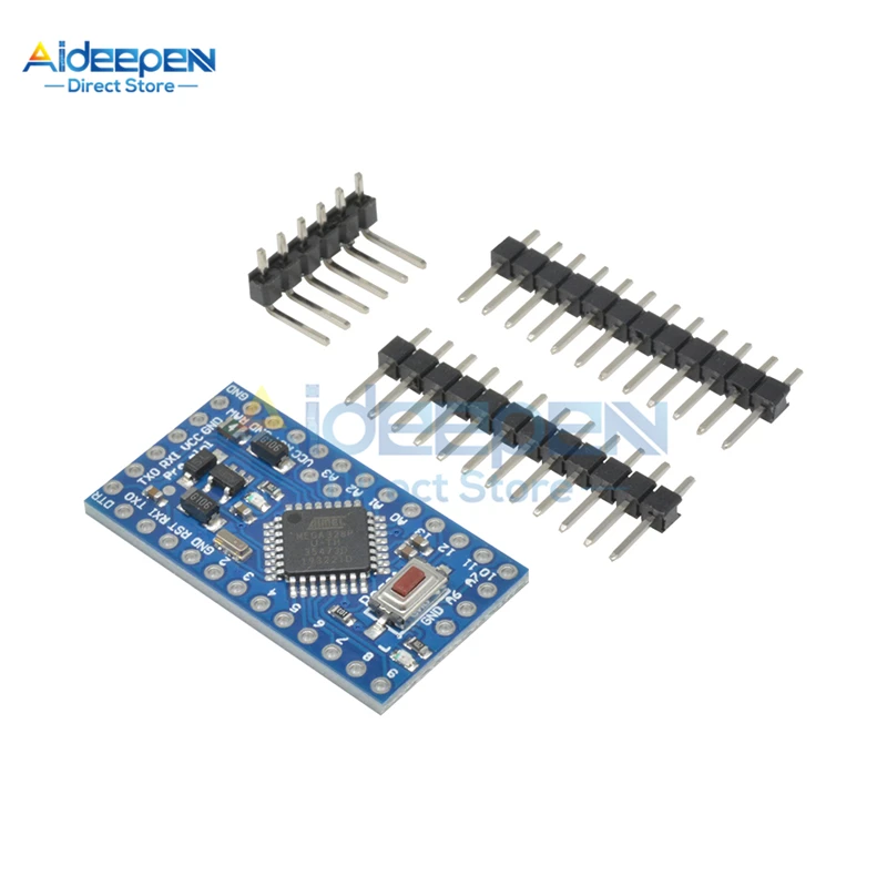 Фото Pro Mini Atmega328 Atmega328P 3 В 8 МГц 5 в 16 с внешним резонатором для Arduino Nano Micro - купить