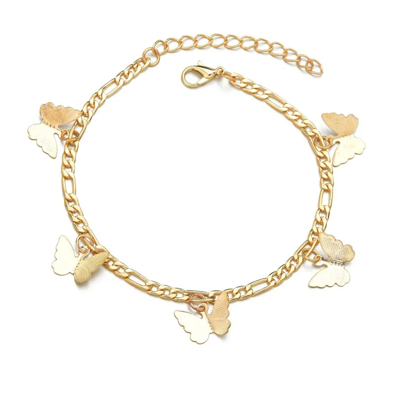 LETAPI 2020 New Fashion Women Beach Gold Color Butterfly Pendant Anklet for Woman Boho Handmade Foot Jewelry Girl Chain Anklets
LETAPI 2020 New Fashion Women Beach Gold Color Butterfly Pendant Anklet for Woman Boho Handmade Foot Jewelry Girl Chain Anklets