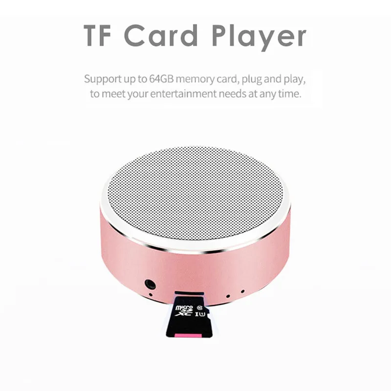 Портативная Bluetooth-колонка мини-колонка Беспроводная колонка стерео Hi-Fi с