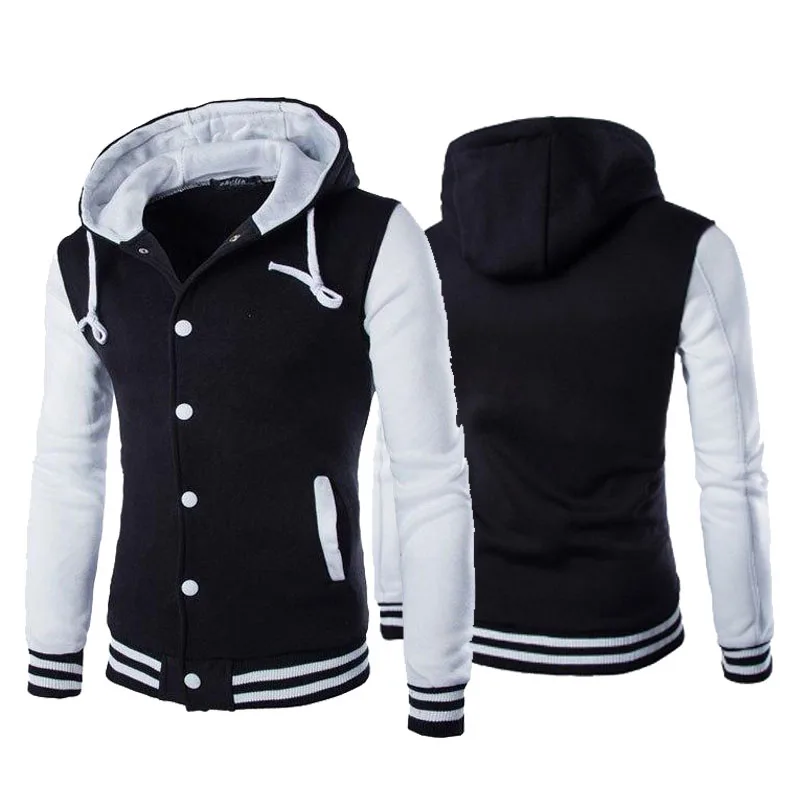 Men's Hoodies Jacket Boy Baseball Coat Fashion Streetwear Slim Fit College Varsity Jacket Brand Veste Homme Men Colthing
Men's Hoodies Jacket Boy Baseball Coat Fashion Streetwear Slim Fit College Varsity Jacket Brand Veste Homme Men Colthing