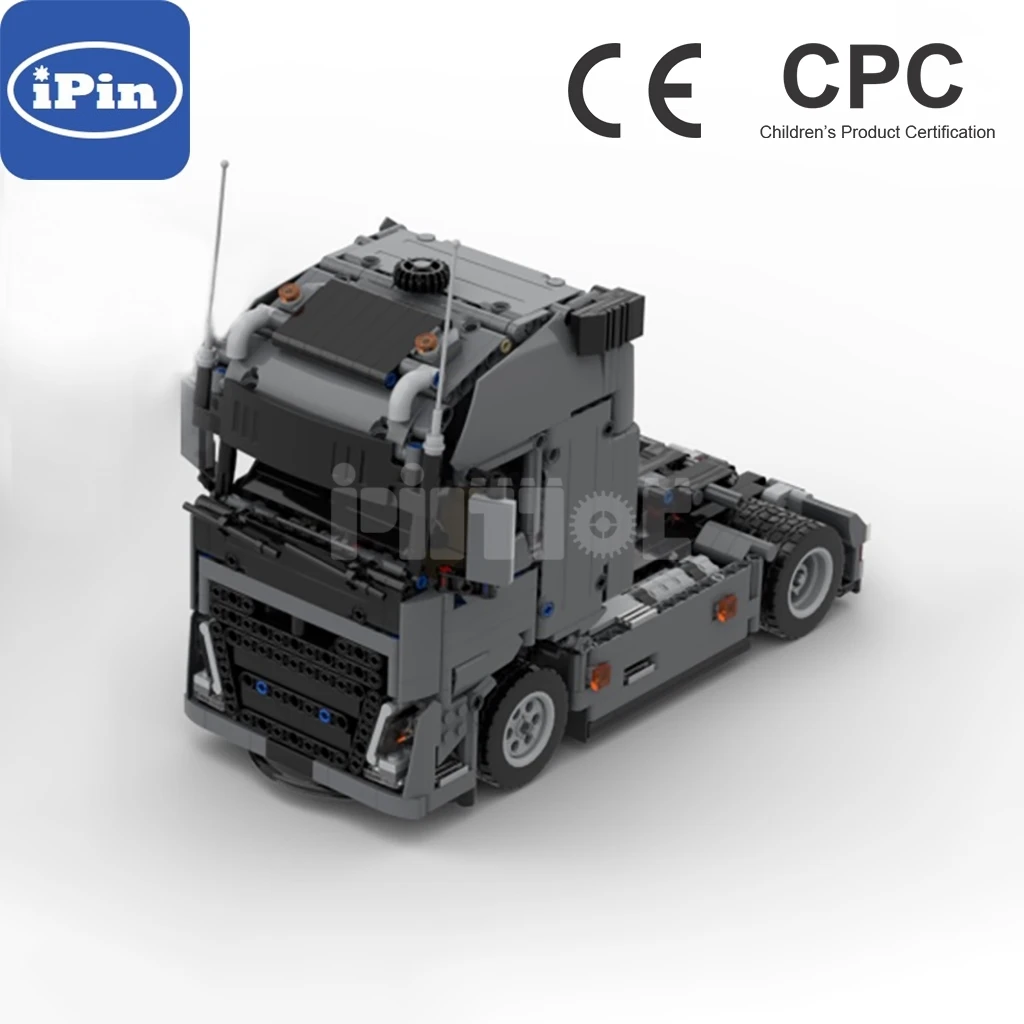 Moc-37849 FH series heavy truck 4 × 2 static version of building block technology assembly Boy Gift
Moc-37849 FH series heavy truck 4 × 2 static version of building block technology assembly Boy Gift