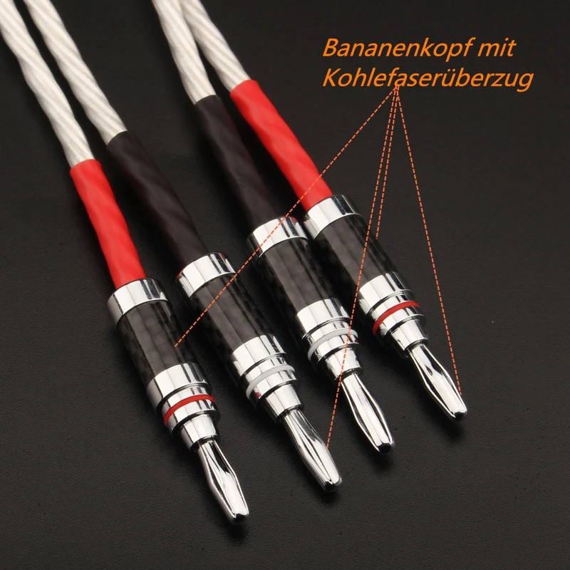 Xangsane HIFI Silver-Plated Speaker Cable Hi-End 4N OFC Speaker Wire for Hi-Fi Systems Y Plug Banana Plug Speaker Cable
Xangsane HIFI Silver-Plated Speaker Cable Hi-End 4N OFC Speaker Wire for Hi-Fi Systems Y Plug Banana Plug Speaker Cable