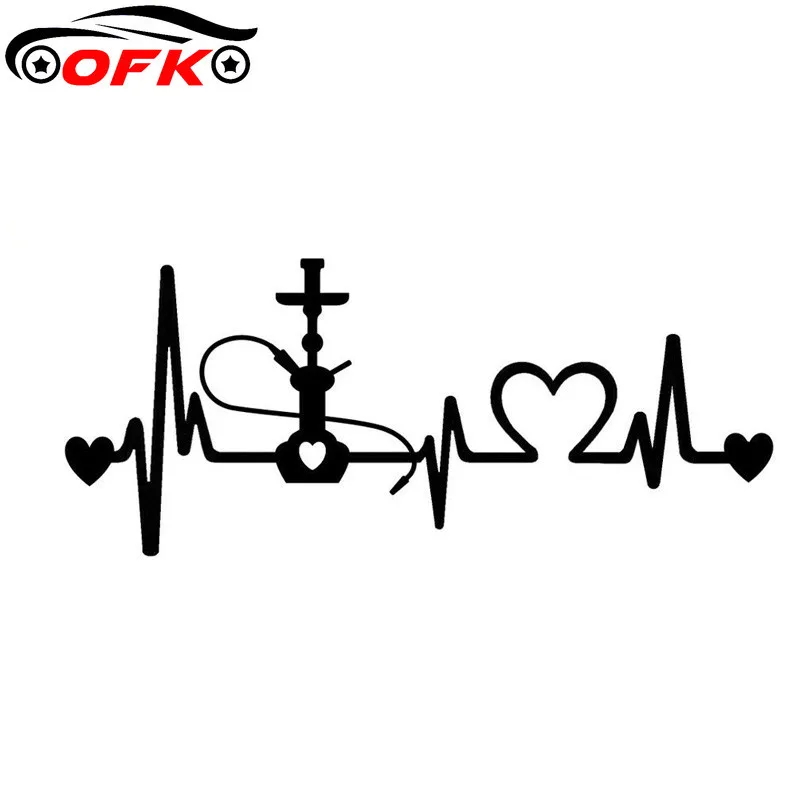 Popular Hookah Heartbeat Lifeline Car Sticker Personality PVC Cars Accessories Decal Window Decoration Waterproof Decals
Popular Hookah Heartbeat Lifeline Car Sticker Personality PVC Cars Accessories Decal Window Decoration Waterproof Decals