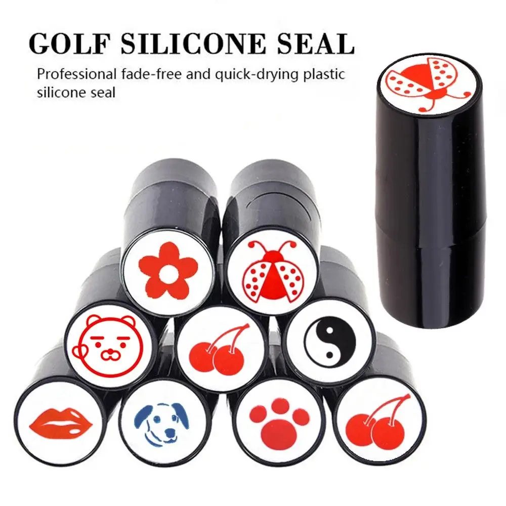 

Новинка штамп-маркер для мяча для гольфа Быстросохнущий пластиковый многоцветный аксессуар для гольфа Adis символ для игры в гольф подарок