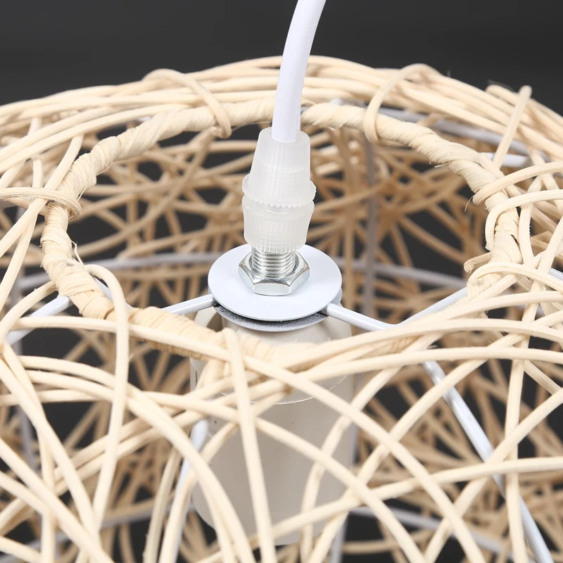Rattan Work Wicker Modern Wicker Sepak Takraw Cane Lampshade for Pendant Lamp Use Dining Room
Rattan Work Wicker Modern Wicker Sepak Takraw Cane Lampshade for Pendant Lamp Use Dining Room