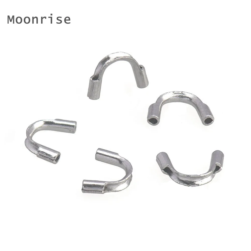 50Pcs/Lot Stainless Steel Wire Guardian and Protectors Cable U Shape Guard Accessories 0.7mm Hole for Jewelry Making
50Pcs/Lot Stainless Steel Wire Guardian and Protectors Cable U Shape Guard Accessories 0.7mm Hole for Jewelry Making