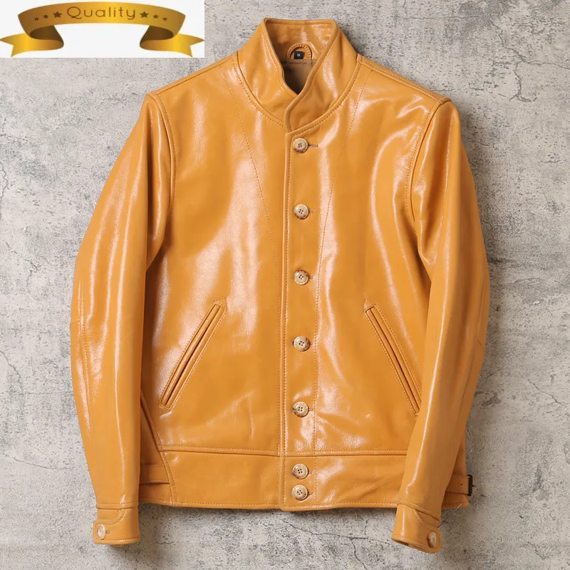 2021 Leather Men's Genuine Leather Jacket Men 100% Cowhide Men's Jacket Motorcycle Autumn Casacos Masculino 1107-127 Pph1131
2021 Leather Men's Genuine Leather Jacket Men 100% Cowhide Men's Jacket Motorcycle Autumn Casacos Masculino 1107-127 Pph1131