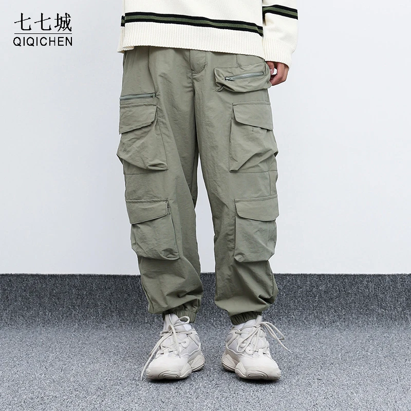 Cargo Pants Men Hip Hop 2021 Casual Sweatpants Joggers Multi-pocket Harem Trousers Fashion Harajuku street Military Pants Men
Cargo Pants Men Hip Hop 2021 Casual Sweatpants Joggers Multi-pocket Harem Trousers Fashion Harajuku street Military Pants Men