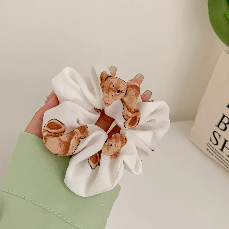 European and American Cute Bear Hair Rope Sweet Girl Head Rope Net Red All-match Hair Accessories Headdress hair accessories
European and American Cute Bear Hair Rope Sweet Girl Head Rope Net Red All-match Hair Accessories Headdress hair accessories