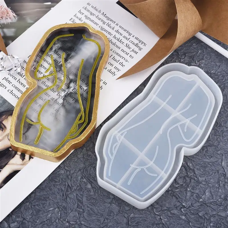 Tray DIY Crystal Epoxy Crystal Resin Silicone Mold Girl Model Abstract Plate Plate Mirror Tray Silicone Tool Mold Home Decor
Tray DIY Crystal Epoxy Crystal Resin Silicone Mold Girl Model Abstract Plate Plate Mirror Tray Silicone Tool Mold Home Decor