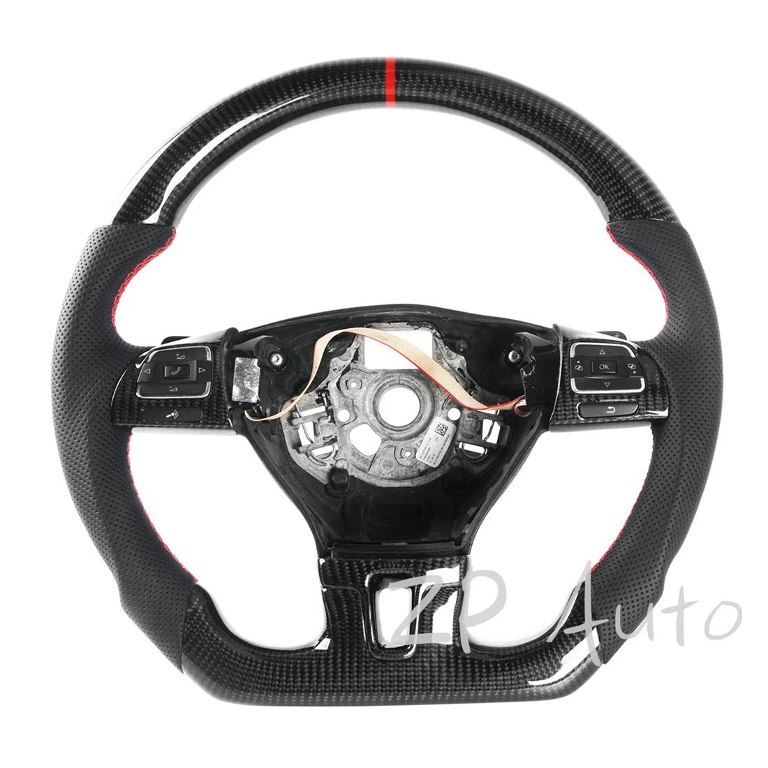For Volkswagen MK 5 GTI R Steering Wheel Carbon Fiber and Perforated Leather assembly with Paddles Shifters & Customized Trim
For Volkswagen MK 5 GTI R Steering Wheel Carbon Fiber and Perforated Leather assembly with Paddles Shifters & Customized Trim