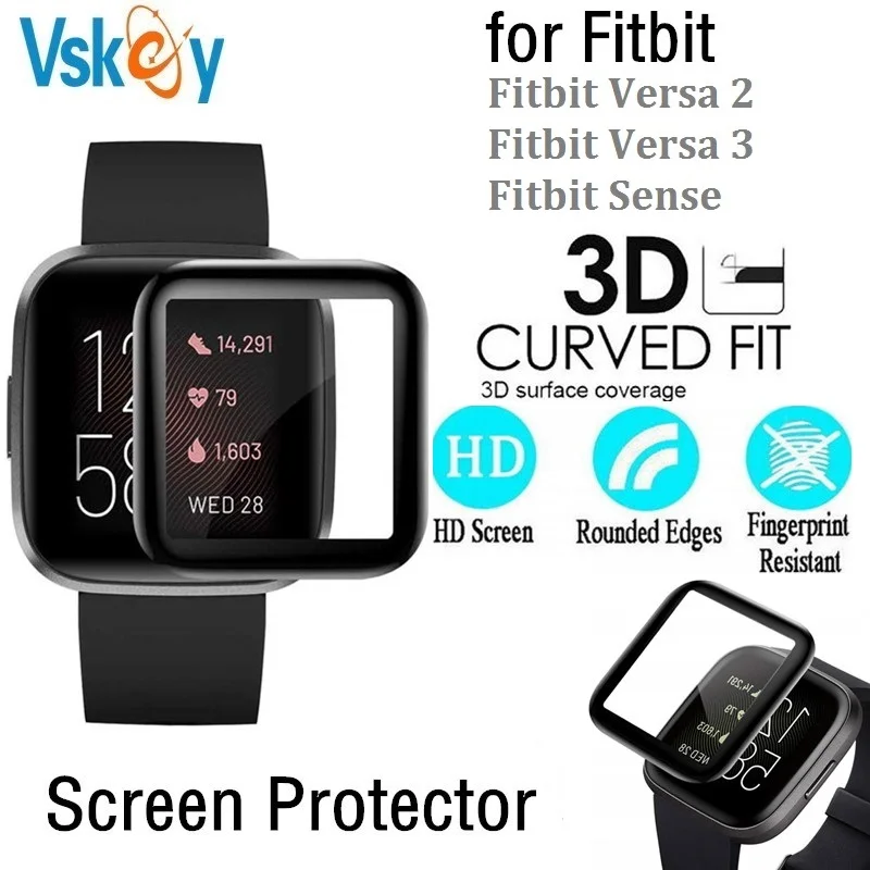 100PCS 3D Soft Screen Protector for Fitbit Versa 3 Versa2 Smart Watch Full Cover Protective Film for Fitbit Sense
100PCS 3D Soft Screen Protector for Fitbit Versa 3 Versa2 Smart Watch Full Cover Protective Film for Fitbit Sense