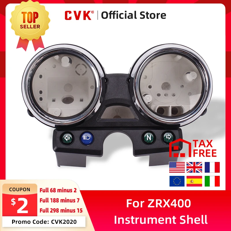 CVK Instrument Speedometer Cover Gauges Platel Meter Odometer Tachometer Shell For KAWASAKI BALIUS ZRX400 ZRX1100 ZRX 400 1100
CVK Instrument Speedometer Cover Gauges Platel Meter Odometer Tachometer Shell For KAWASAKI BALIUS ZRX400 ZRX1100 ZRX 400 1100