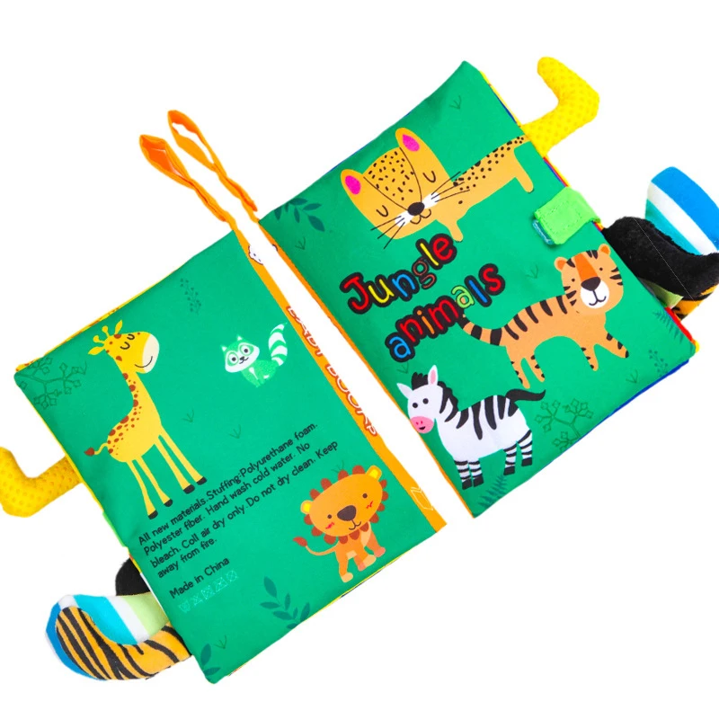 HS Baby Toys Early Development Cloth Books Learning Education Animal Tails Book Infant Rattles
HS Baby Toys Early Development Cloth Books Learning Education Animal Tails Book Infant Rattles