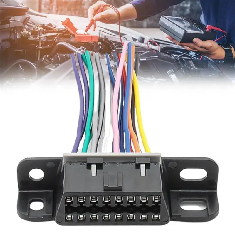 16-контактный кабель OBD2, Женский удлинитель, переходник OBD2, Кабель-адаптер, диагностический интерфейс, удлинитель проводов, соединитель
16-контактный кабель OBD2, Женский удлинитель, переходник OBD2, Кабель-адаптер, диагностический интерфейс, удлинитель проводов, соединитель