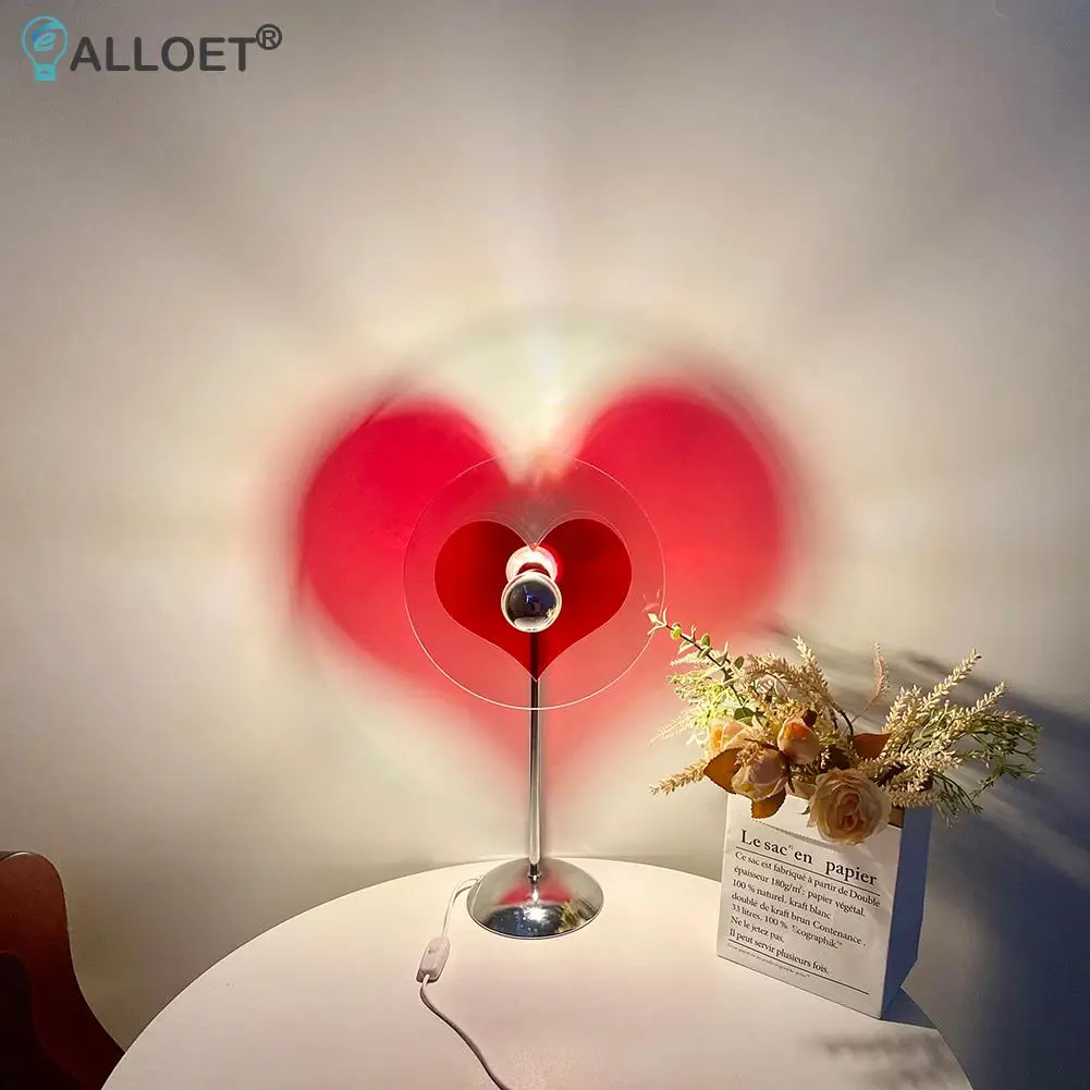 Love Heart Creative Table Lamp USB Rechargeable Acrylic Desk Lights Bedroom Lighting Room Decor Bedside Lamp Night Light
Love Heart Creative Table Lamp USB Rechargeable Acrylic Desk Lights Bedroom Lighting Room Decor Bedside Lamp Night Light