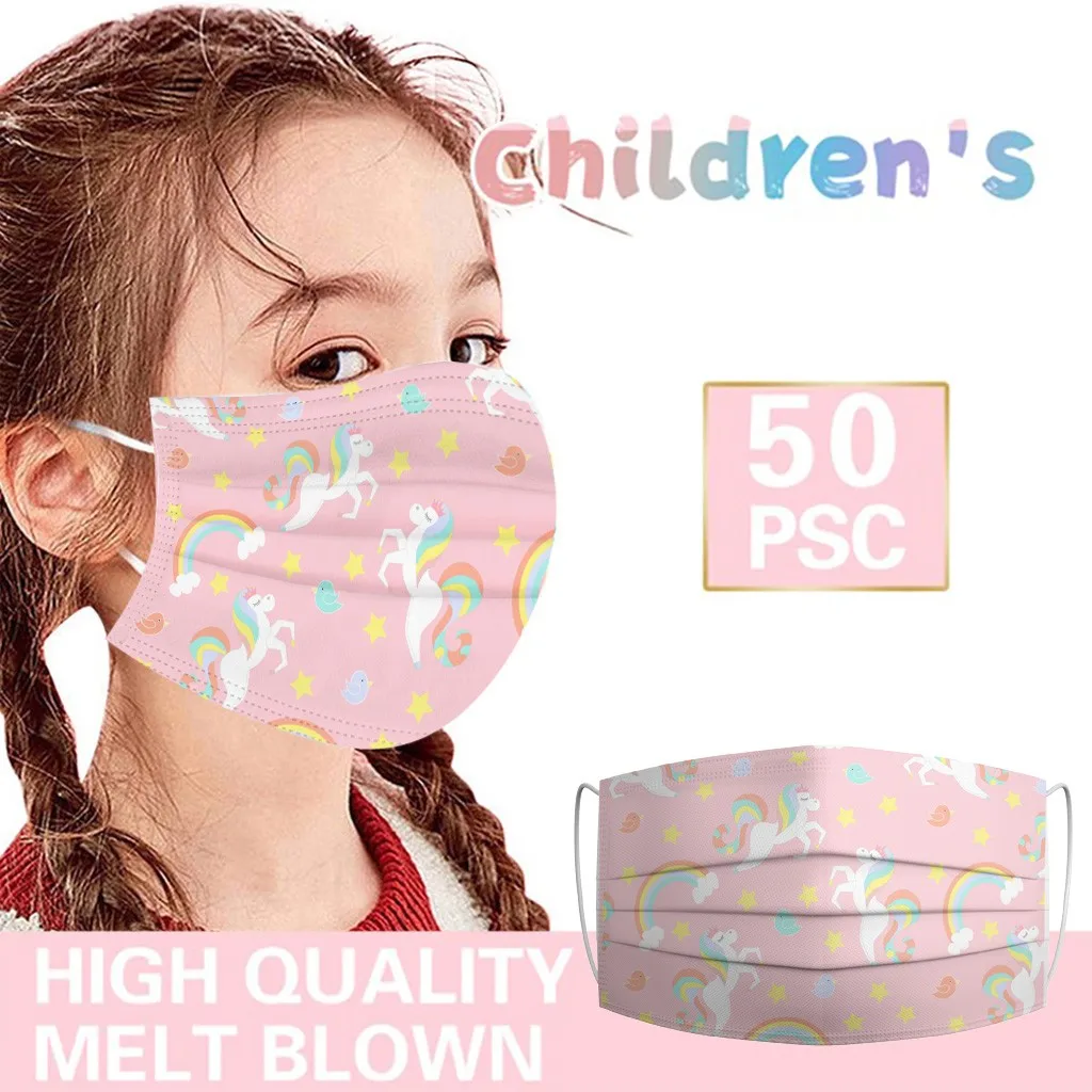 50PCS Children's Mask Rainbow White Pinks Disposable Protective Dust-Proof Comfortable Ear-Hook Mask Cartoons Mascara Mascarilla
50PCS Children's Mask Rainbow White Pinks Disposable Protective Dust-Proof Comfortable Ear-Hook Mask Cartoons Mascara Mascarilla