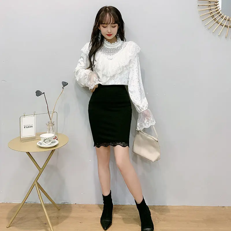 2021 New Skirt Female Slim Bag Hip Skirt Little Black Dress Stitching Lace Skirt Professional Short Skirt One Step Skirt
2021 New Skirt Female Slim Bag Hip Skirt Little Black Dress Stitching Lace Skirt Professional Short Skirt One Step Skirt