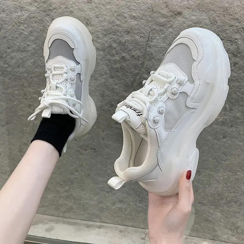 Chunky Sneakers Women 2021 Spring Platform White Sweet Sneakers Shoes High Heel Flatform Women's Shoes Walking Thick Bottom
Chunky Sneakers Women 2021 Spring Platform White Sweet Sneakers Shoes High Heel Flatform Women's Shoes Walking Thick Bottom