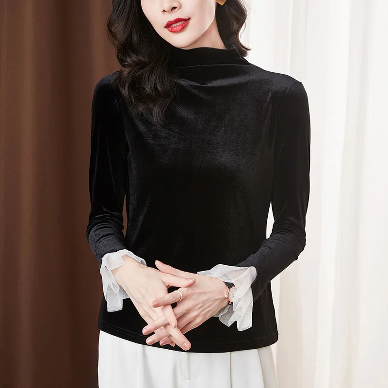 Ladies' autumn shirt Design women's top Contracted joker Long sleeve dress SBG253-SBG259
Ladies' autumn shirt Design women's top Contracted joker Long sleeve dress SBG253-SBG259
