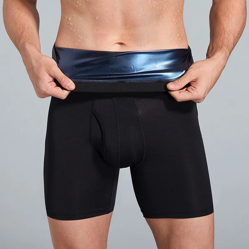 NEW Sweat Sauna Shorts Men's Fat Burning Waist Trainer High Waist Fitness Running Sports Underwear Slimming Pants Body Shapewear
NEW Sweat Sauna Shorts Men's Fat Burning Waist Trainer High Waist Fitness Running Sports Underwear Slimming Pants Body Shapewear