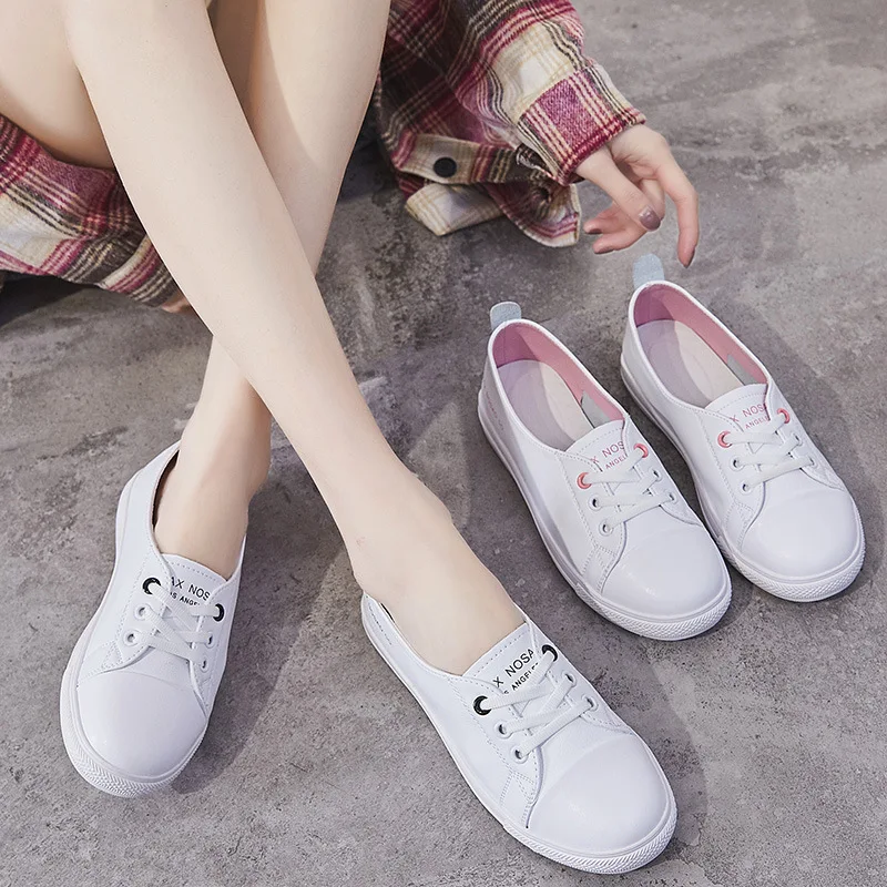 White Lacing Women's Genuine Leather Sneakers Women Casual Fashionable Sports Shoes Vulcanized Woman Summer Flat Shoe Ladies
White Lacing Women's Genuine Leather Sneakers Women Casual Fashionable Sports Shoes Vulcanized Woman Summer Flat Shoe Ladies