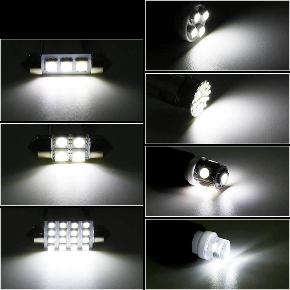 14 PCS White Bulbs LED Interior 12V T10 5050 1206 Reading Light W5W LED Signal Lamp 1156 BA15S Tail Side Marker Clearance Bulb
14 PCS White Bulbs LED Interior 12V T10 5050 1206 Reading Light W5W LED Signal Lamp 1156 BA15S Tail Side Marker Clearance Bulb