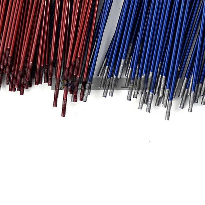 12pcs Pillar Spokes for Bicycle 14g Round J-bent Spokes Cycling Wheel Knitting SUS304 Stainless Steel Spokes Red Blue 80mm-300mm
12pcs Pillar Spokes for Bicycle 14g Round J-bent Spokes Cycling Wheel Knitting SUS304 Stainless Steel Spokes Red Blue 80mm-300mm