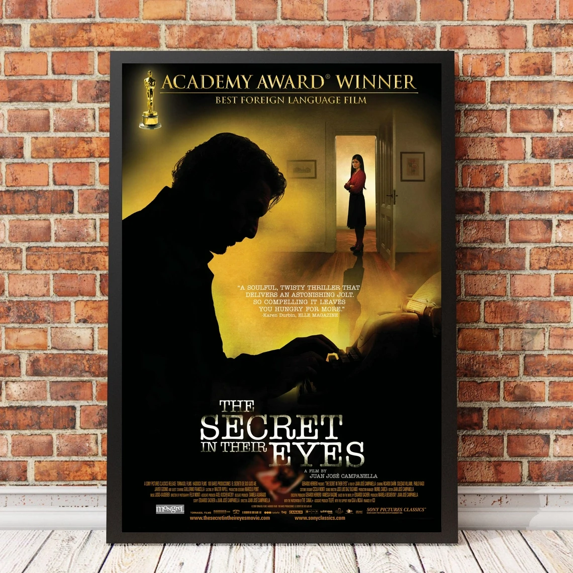 The Secret In Their Eyes Movie Poster Prints And Unframed Canvas Prints Home Decoration Painting ( No Frame )
The Secret In Their Eyes Movie Poster Prints And Unframed Canvas Prints Home Decoration Painting ( No Frame )
