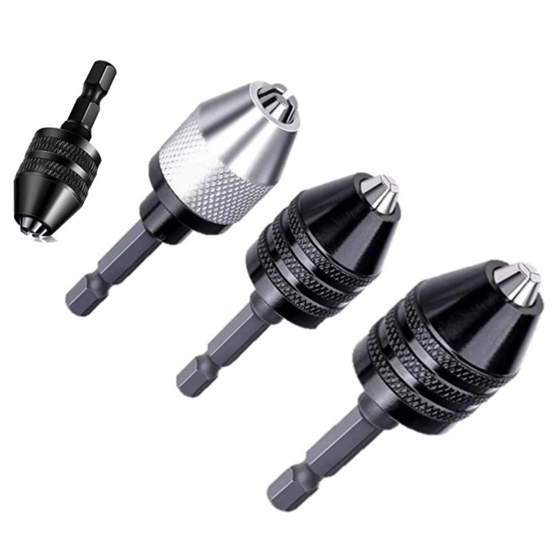4PCS Drill Chuck Change Adapter, Keyless Chuck Conversion Tool Keyless Drill Chuck, Drill Adapter in 1/4 , 1/8 , 1/16
4PCS Drill Chuck Change Adapter, Keyless Chuck Conversion Tool Keyless Drill Chuck, Drill Adapter in 1/4 , 1/8 , 1/16