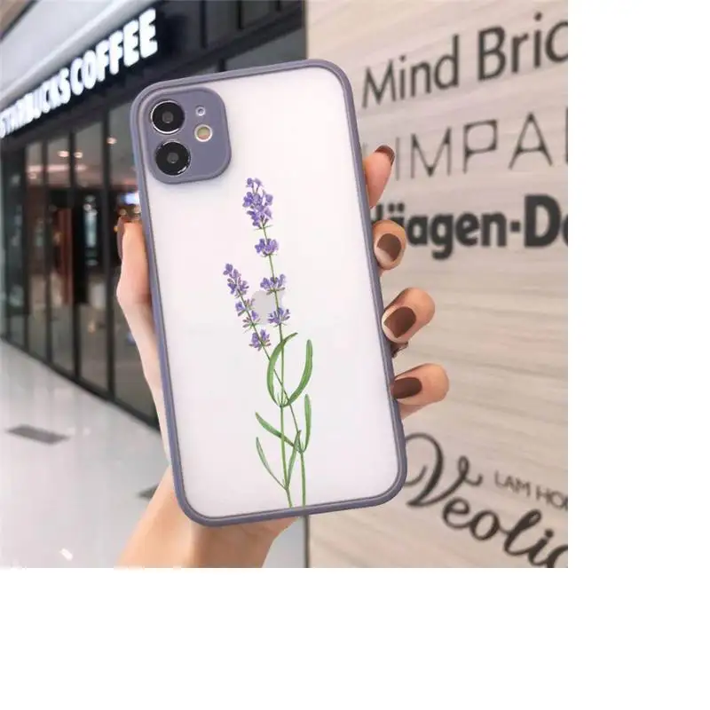 Simple Lavender Purple Flowers Phone Case matte transparent For iphone 7 8 11 12 plus mini x xs xr pro max cover
Simple Lavender Purple Flowers Phone Case matte transparent For iphone 7 8 11 12 plus mini x xs xr pro max cover