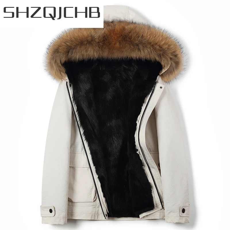 SHZQ Streetwear Real Fur Coat Men Winter Raccoon Fur Hooded Wolf Fur Liner Jacket Man 2021 Korean Thick Warm Parkas Hiver 9187
SHZQ Streetwear Real Fur Coat Men Winter Raccoon Fur Hooded Wolf Fur Liner Jacket Man 2021 Korean Thick Warm Parkas Hiver 9187