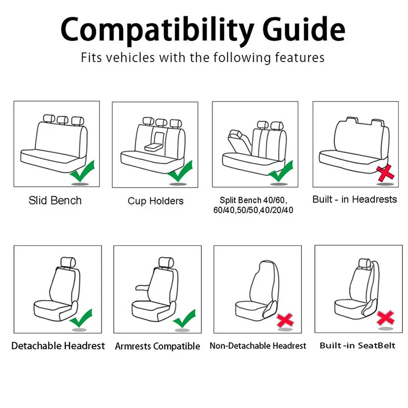 9 in 1 Front Car Seat Covers Airbag Compatible Fit Most Car SUV Autos Universal Interior Accessories Car Seat Protectors
9 in 1 Front Car Seat Covers Airbag Compatible Fit Most Car SUV Autos Universal Interior Accessories Car Seat Protectors