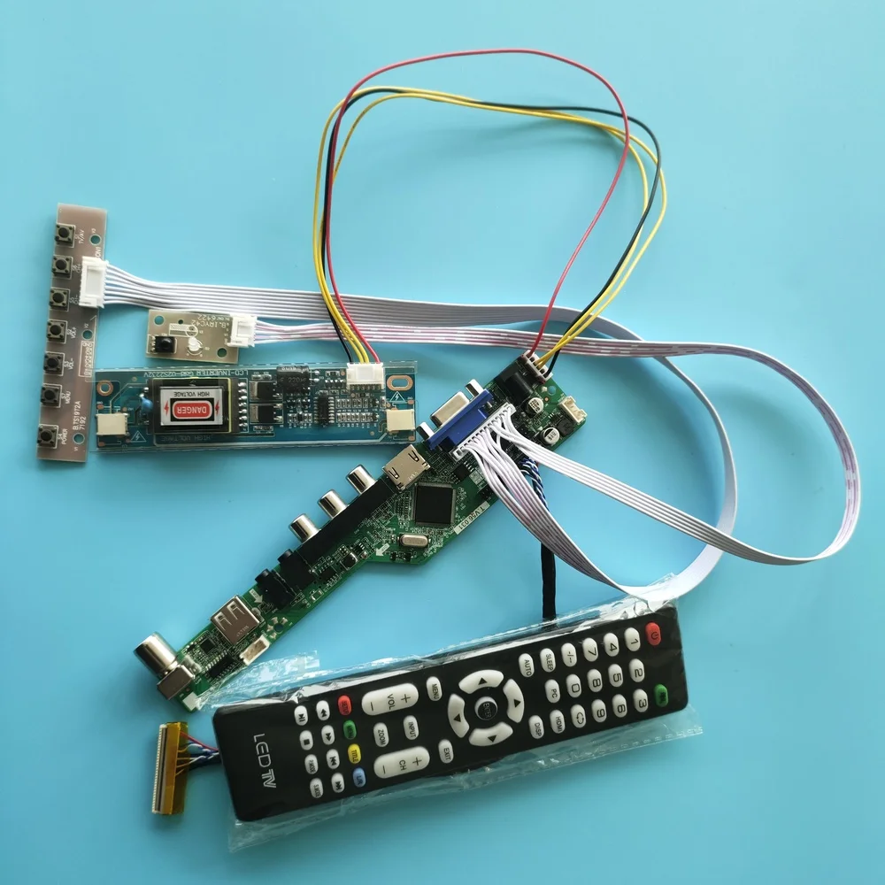 Kit For B154EW03 V.2/B154EW07 V.2 LED LCD TV Monitor 1280x800 Controller Board VGA HDMI Screen 2 Lamps Panel AV LVDS USB Display
Kit For B154EW03 V.2/B154EW07 V.2 LED LCD TV Monitor 1280x800 Controller Board VGA HDMI Screen 2 Lamps Panel AV LVDS USB Display