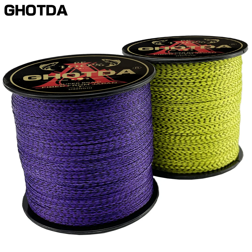 Ghotda 4Strands 100% PE 300M Multicolor Braided Fishing Line 10-80lb Invisible Spotted Sea Saltwater Carp Fishing Weave Extreme
Ghotda 4Strands 100% PE 300M Multicolor Braided Fishing Line 10-80lb Invisible Spotted Sea Saltwater Carp Fishing Weave Extreme