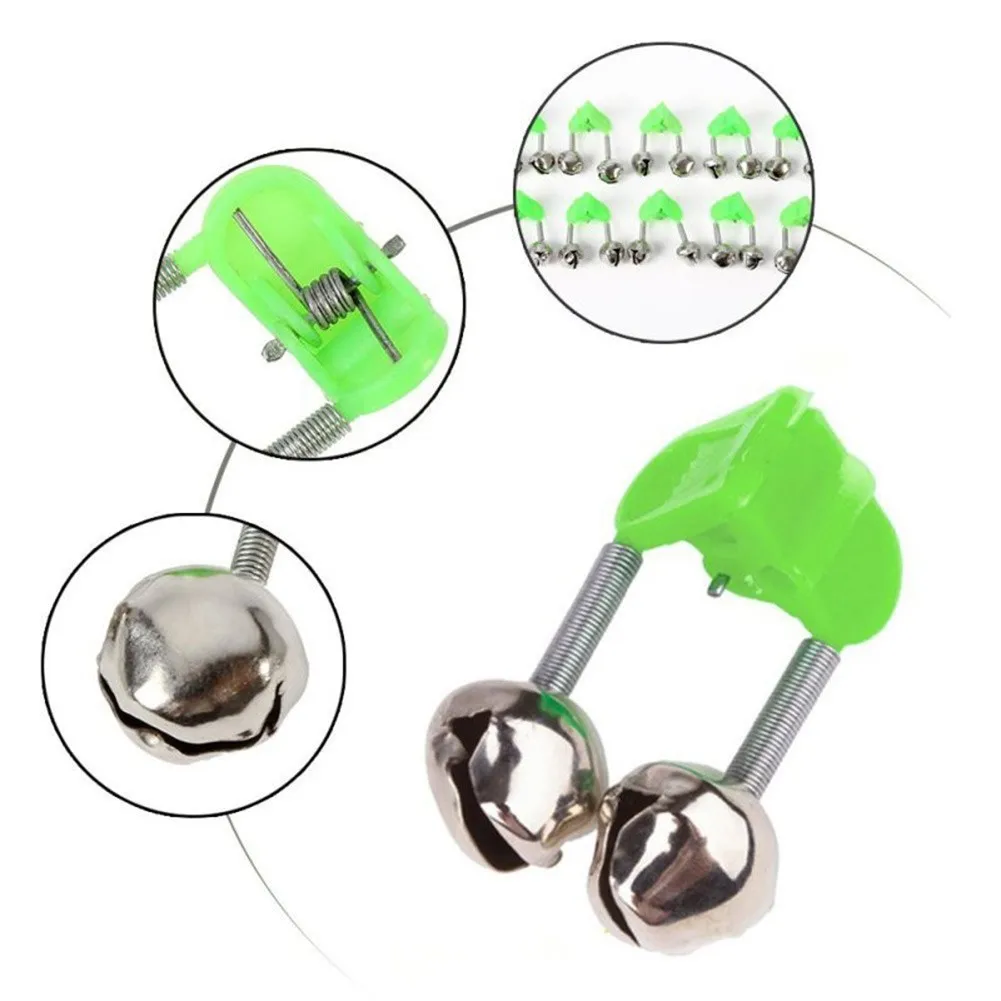 10pcs Fishing Bite Alarms Fishing Rod Bell Rod Clamp Tip Clip Bells Ring Sea Pole Throwing Pole Bell Hook Tip Call Bait Alarm
10pcs Fishing Bite Alarms Fishing Rod Bell Rod Clamp Tip Clip Bells Ring Sea Pole Throwing Pole Bell Hook Tip Call Bait Alarm