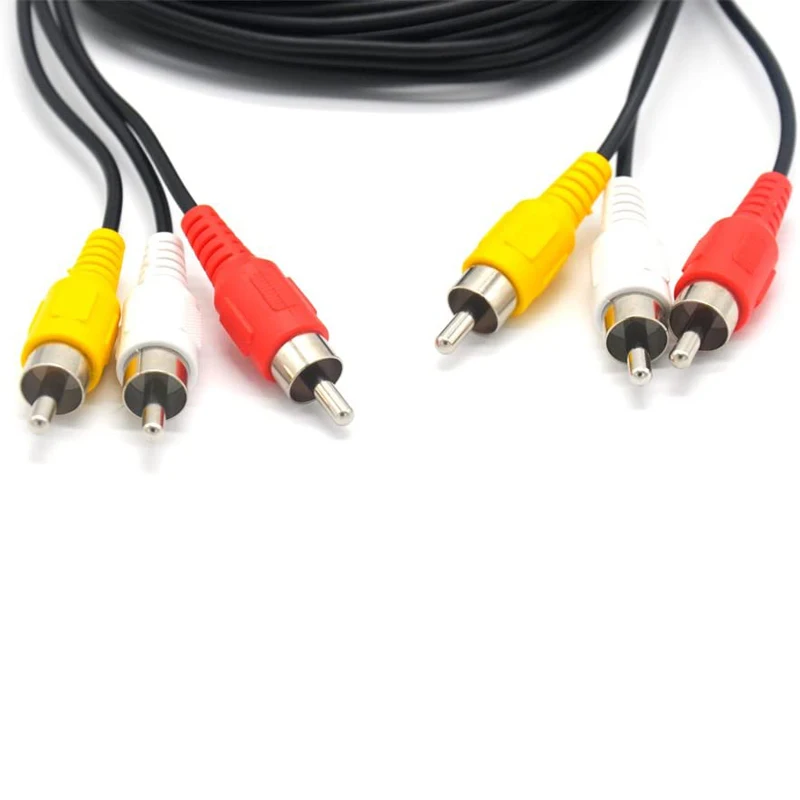 Padarsey RCA 5FT Audio/Video Composite Cable DVD/VCR/SAT Yellow/White/Red Connectors 3 Male to 3 Male
Padarsey RCA 5FT Audio/Video Composite Cable DVD/VCR/SAT Yellow/White/Red Connectors 3 Male to 3 Male