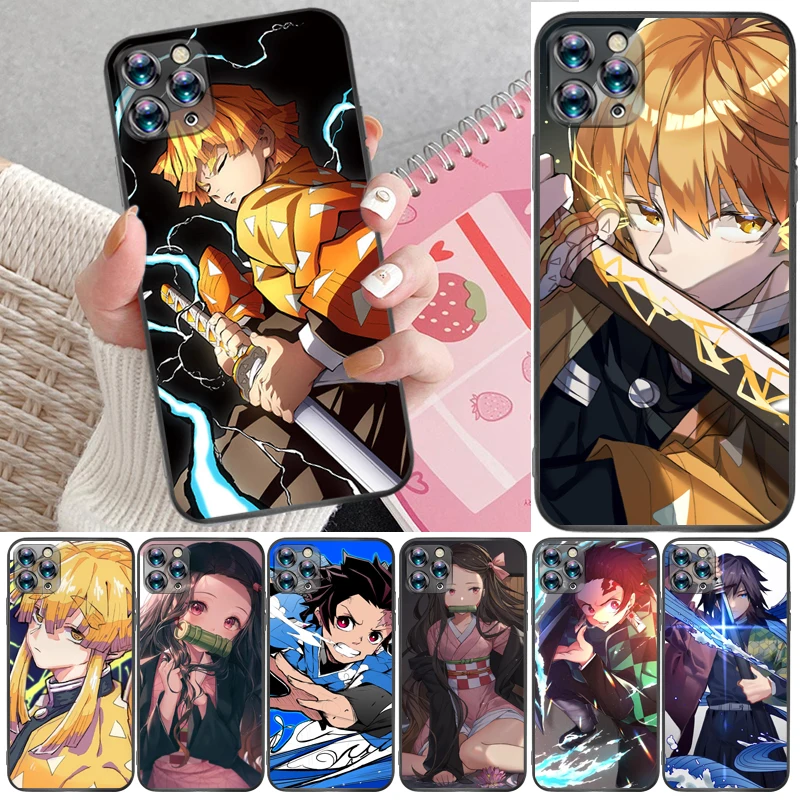 Demon Slayer Agatsuma Zenitsu Kamado Nezuko Kimetsu No Yaiba Kamado Tanjirou Phone Case For iPhone 11 Pro Max Funda Back Cover
Demon Slayer Agatsuma Zenitsu Kamado Nezuko Kimetsu No Yaiba Kamado Tanjirou Phone Case For iPhone 11 Pro Max Funda Back Cover