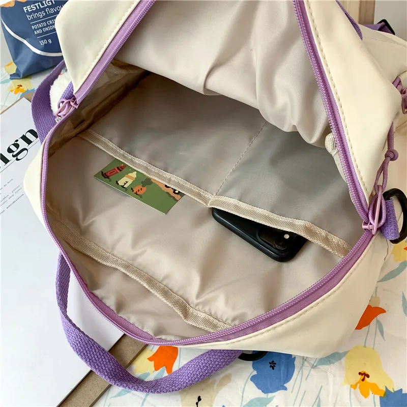 Fashion New Waterproof Nylon Lovely Girls Small Schoolbag Women Backpack Female Mini Buckle Portable Black Travel Bag
Fashion New Waterproof Nylon Lovely Girls Small Schoolbag Women Backpack Female Mini Buckle Portable Black Travel Bag