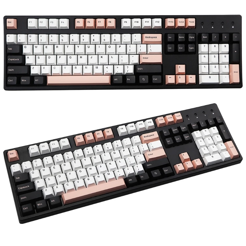 160 KEYS Cherry Profile Olivia Keycap Double Shot Thick PBT Keyboard Keycaps Cap L41E
160 KEYS Cherry Profile Olivia Keycap Double Shot Thick PBT Keyboard Keycaps Cap L41E
