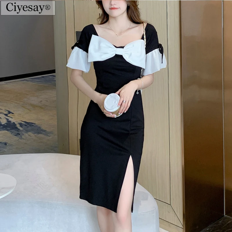 Элегантные платья Ciyesay для женщин 2021 корейская мода Повседневное платье женская одежда сексуальное платье винтажное платье Выпускные плат...
Элегантные платья Ciyesay для женщин 2021 корейская мода Повседневное платье женская одежда сексуальное платье винтажное платье Выпускные плат...