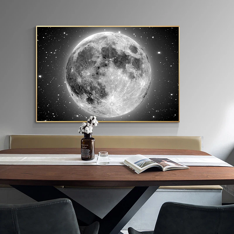 Black And White Moon Oil Painting on Canvas Poster Print Wall Art Abstract building Pictures for Living Room Home Decor
Black And White Moon Oil Painting on Canvas Poster Print Wall Art Abstract building Pictures for Living Room Home Decor
