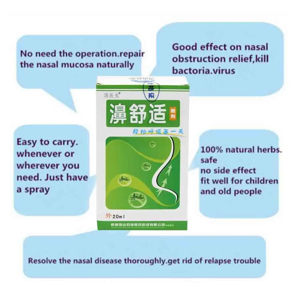 Nasal Sprays Chronic Rhinitis Spray Chinese Traditional Care Rhinitis Nose Spray Health Care Medical Treatment Herb Tool D8C3
Nasal Sprays Chronic Rhinitis Spray Chinese Traditional Care Rhinitis Nose Spray Health Care Medical Treatment Herb Tool D8C3