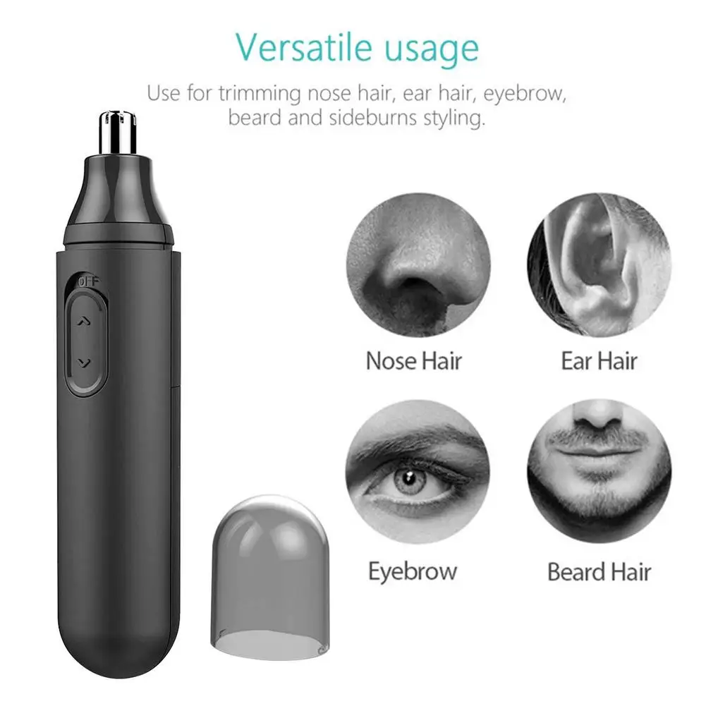 Nose Removal Trimmer Portable Men Face Nose Ear Hair Trimmer Electric Beard Brow Nose Hair Remover Shaver Remover Clipper Tool
Nose Removal Trimmer Portable Men Face Nose Ear Hair Trimmer Electric Beard Brow Nose Hair Remover Shaver Remover Clipper Tool