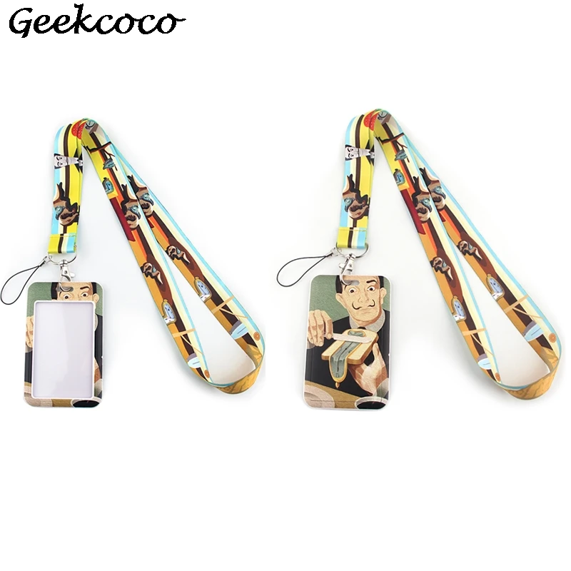 20pcs/lot J1942 Art Oil Painting Lanyard Keychain for keys Badge Mobile Phone Keyring Women Men Neck Straps With DIY Card Cover
20pcs/lot J1942 Art Oil Painting Lanyard Keychain for keys Badge Mobile Phone Keyring Women Men Neck Straps With DIY Card Cover