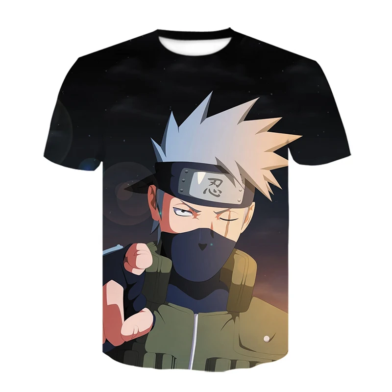 2021 Summer New Men's and Women's T-Shirts 3D Printing Japanese Anime Kakashi Children's Casual Fashion Top
2021 Summer New Men's and Women's T-Shirts 3D Printing Japanese Anime Kakashi Children's Casual Fashion Top