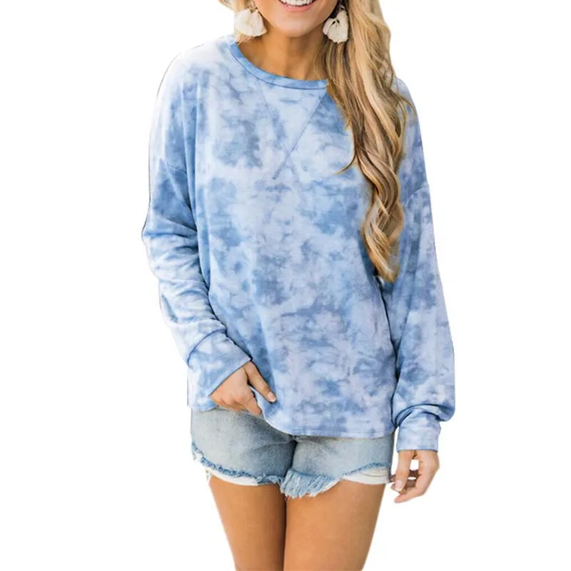 Casual Women O-neck Tie Dye Print Gradient Color Long Sleeve Y2K T Shirt Oversize Top Tees Female Clothes New Year 2022 T-shirts
Casual Women O-neck Tie Dye Print Gradient Color Long Sleeve Y2K T Shirt Oversize Top Tees Female Clothes New Year 2022 T-shirts