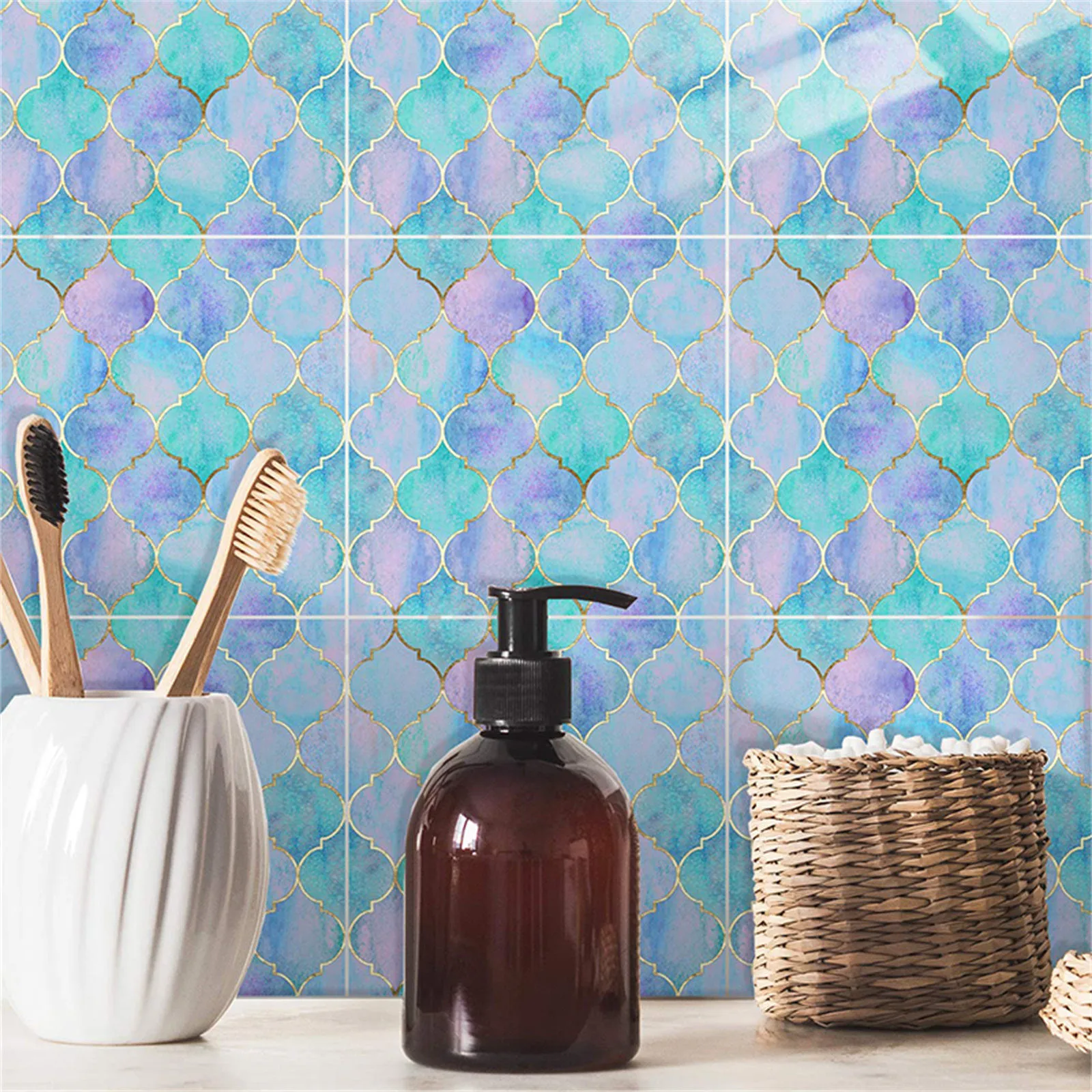 6pcs/bag 3D Wall Sticker Brick Pattern Wallpaper for Living Room Bedroom TV Wall 15x15cm Waterproof Self-Adhesive Wall sticker
6pcs/bag 3D Wall Sticker Brick Pattern Wallpaper for Living Room Bedroom TV Wall 15x15cm Waterproof Self-Adhesive Wall sticker