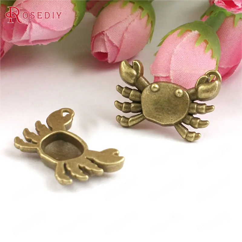 (30084)30PCS 22.5x16MM Antique Bronze Zinc Alloy Crab Charms Pendants Jewelry Making Supplies Diy Findings Accessories
(30084)30PCS 22.5x16MM Antique Bronze Zinc Alloy Crab Charms Pendants Jewelry Making Supplies Diy Findings Accessories