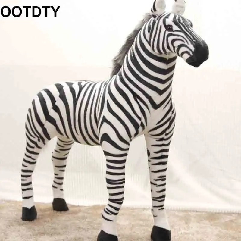 Soft Stuffed Plush Animal Pillow Realistic Zebra for Children's Birthday Gift 
Soft Stuffed Plush Animal Pillow Realistic Zebra for Children's Birthday Gift